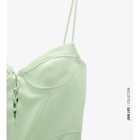 BNWT Zara Corset mini Dress - Picture 2 of 3